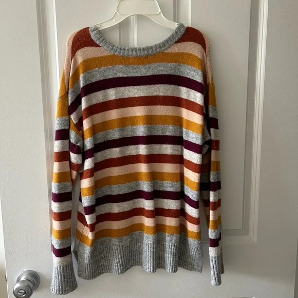Verve Ami striped colorblock sweater - Picture 4 of 5